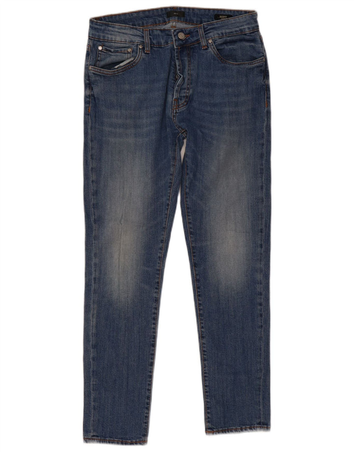 Liu Jo Mens Scott Skinny Jeans W33 L29 Blue Polyester