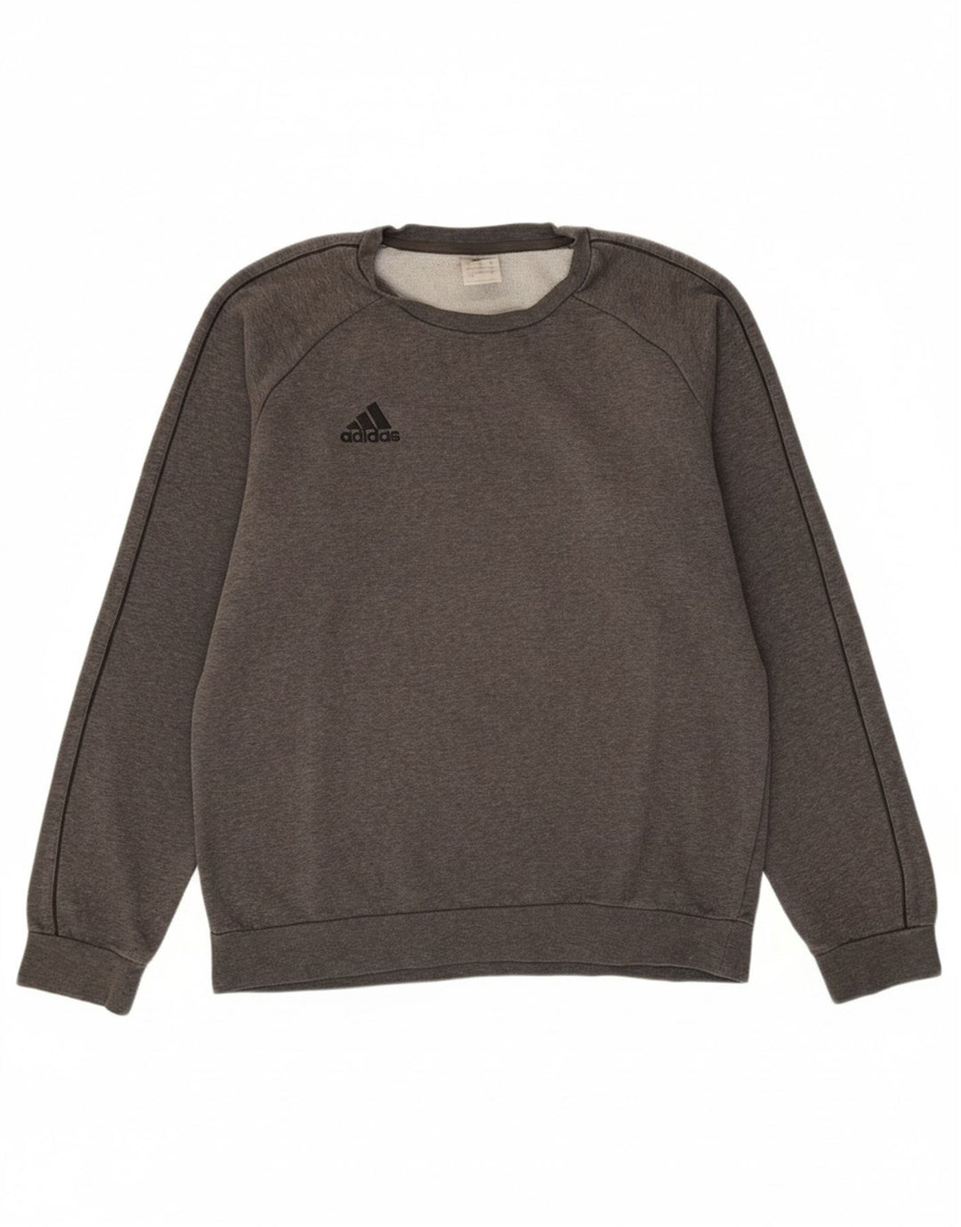 ADIDAS Mens Sweatshirt Jumper Medium Grey Cotton