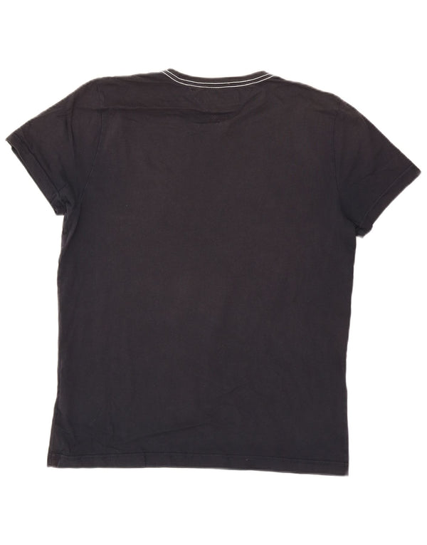 Tommy Hilfiger Mens Graphic T-Shirt Top Large Navy Blue Cotton