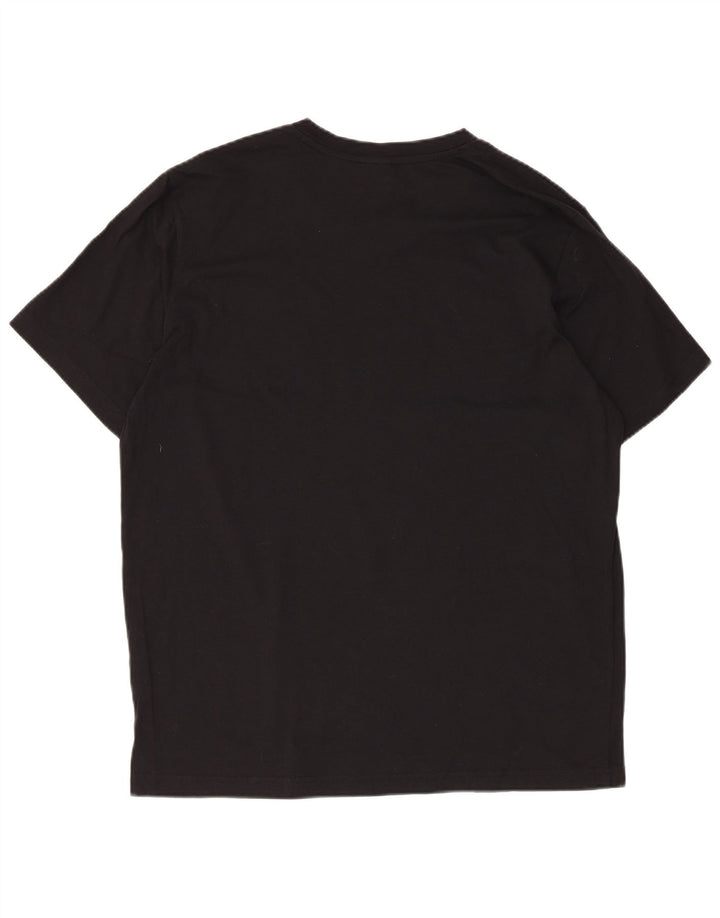 Champion Mens Graphic T-Shirt Top Large Black