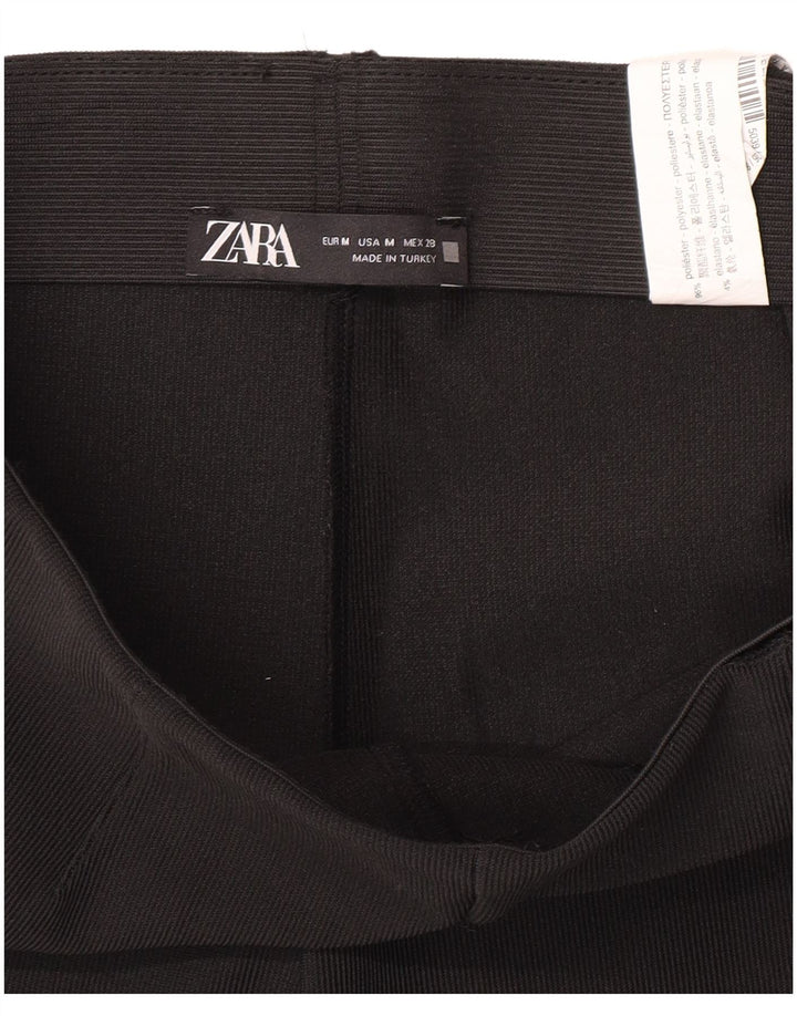 Damskie legginsy Zara Flare UK 12, średni czarny poliester