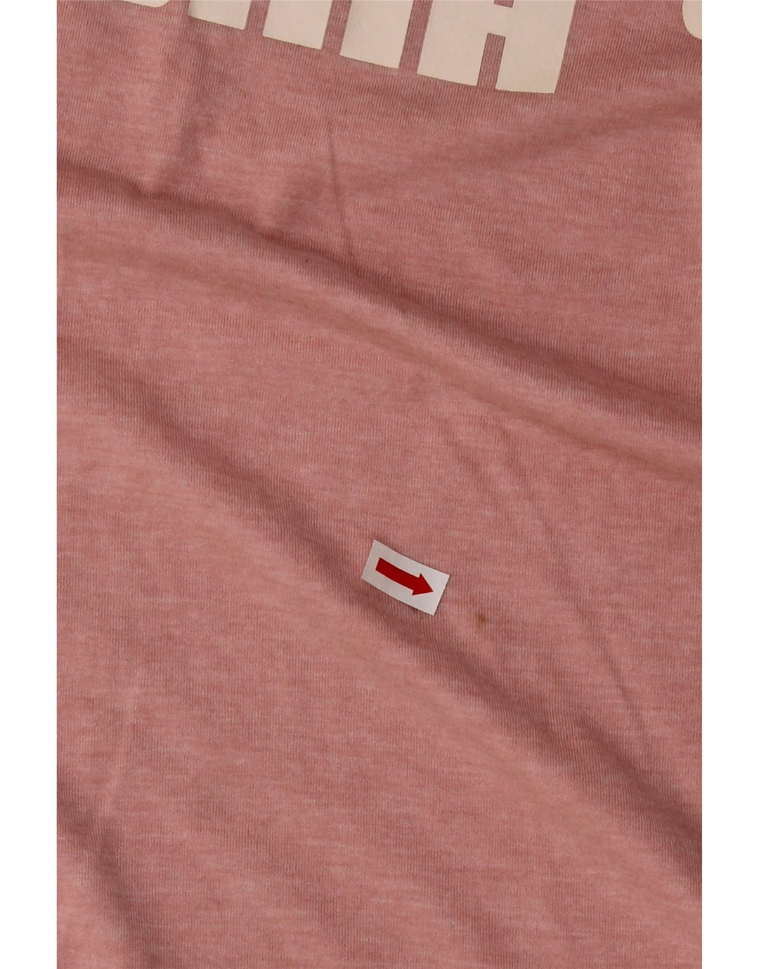 PUMA Womens Graphic T-Shirt Top UK 12 Medium Pink Polyester