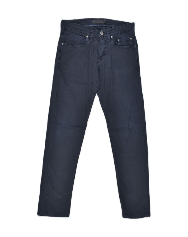 SIVIGLIA Womens Slim Jeans W32 L31 Navy Blue Cotton | Vintage | Thrift | Second-Hand | Used Clothing | Messina Hembry 