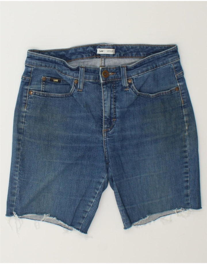 LEE Womens Denim Shorts US 10 Large W32  Blue Cotton Vintage Lee and Second-Hand Lee from Messina Hembry 