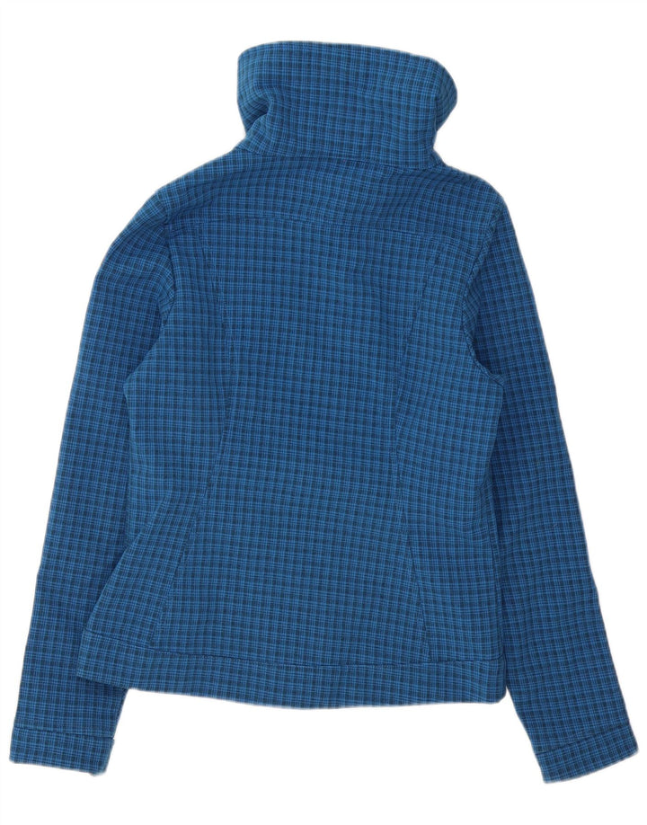 The North Face Damen-Windbreaker-Jacke, UK 10, klein, blau kariert, Polyester