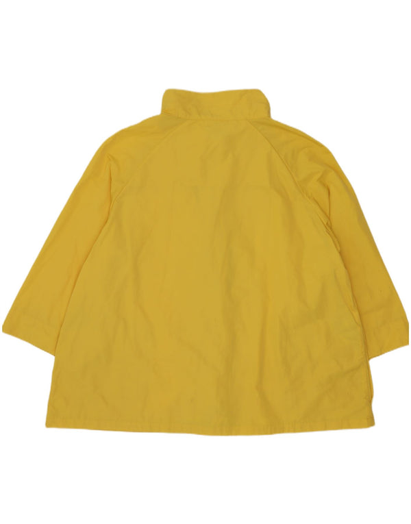 Perte by Krizia Chaqueta impermeable extragrande para mujer UK 40 XL Poliéster amarillo