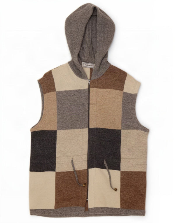 Roberta Puccini Cardigan à capuche pour femme UK 16 Large Multicolore