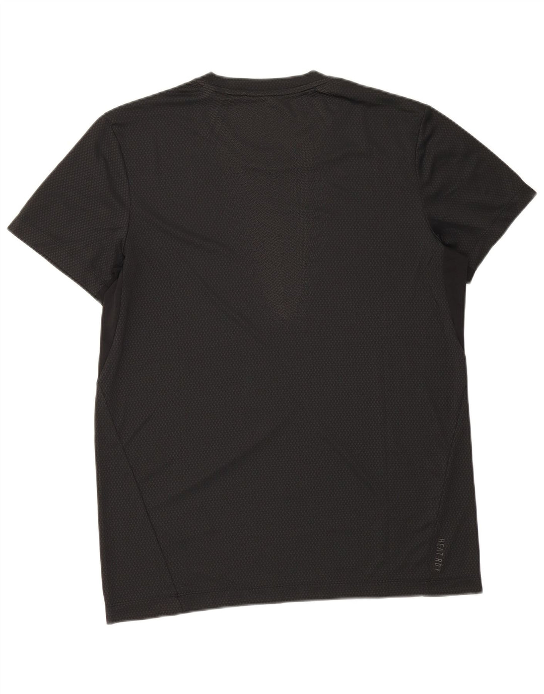 T-shirt da uomo Adidas Top grande in poliestere maculato nero