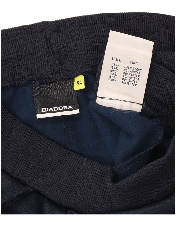 Diadora Mens Tracksuit Trousers XL  Navy Blue Polyester