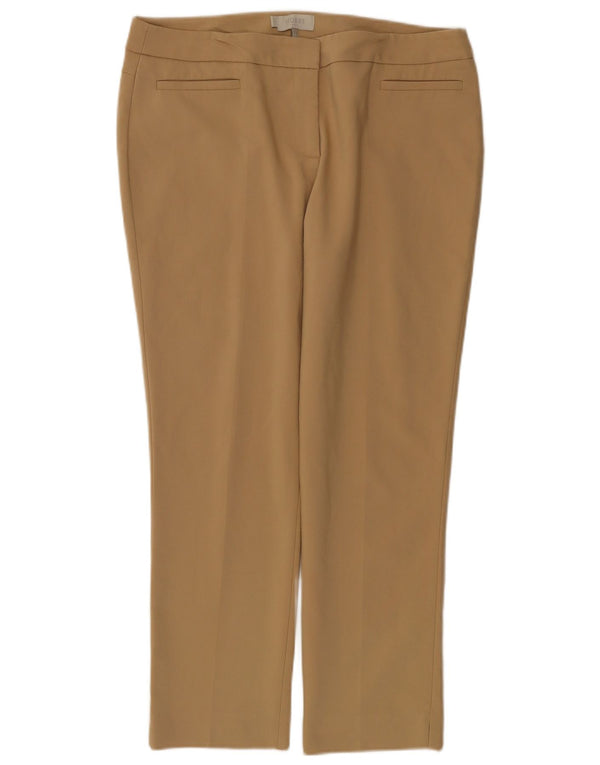 Pantaloni casual slim fit da donna Hobbs UK 14 Large W34 L27 Cotone beige