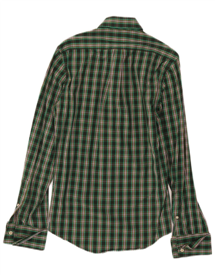 Jack Wills Mens Shirt XS Green Check Cotton
