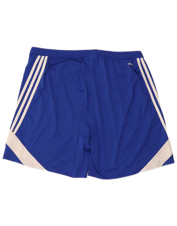 Adidas Herre Climalite Sportshorts 2XL Blå Colourblock Polyester