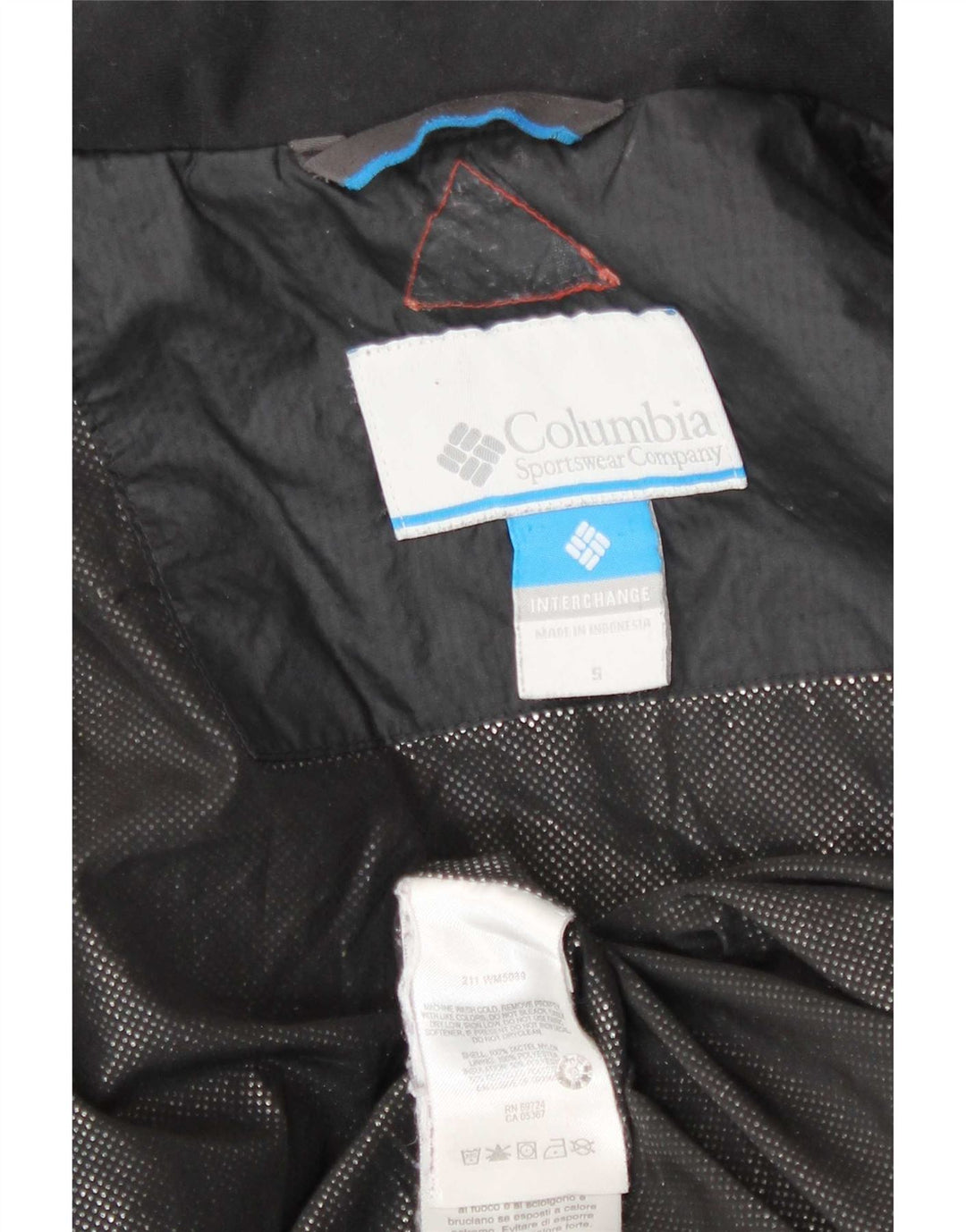 Columbia Mens Interchange Liner Polstret jakke UK 36 Small Black Polyester