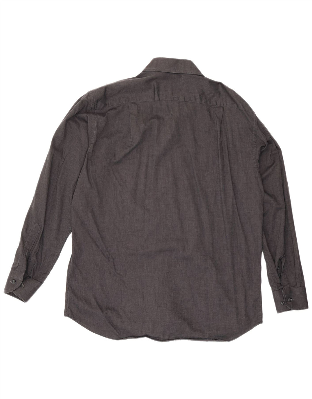 Roccobarocco Mens Shirt Size 40 15 3/4 Medium Grey Cotton