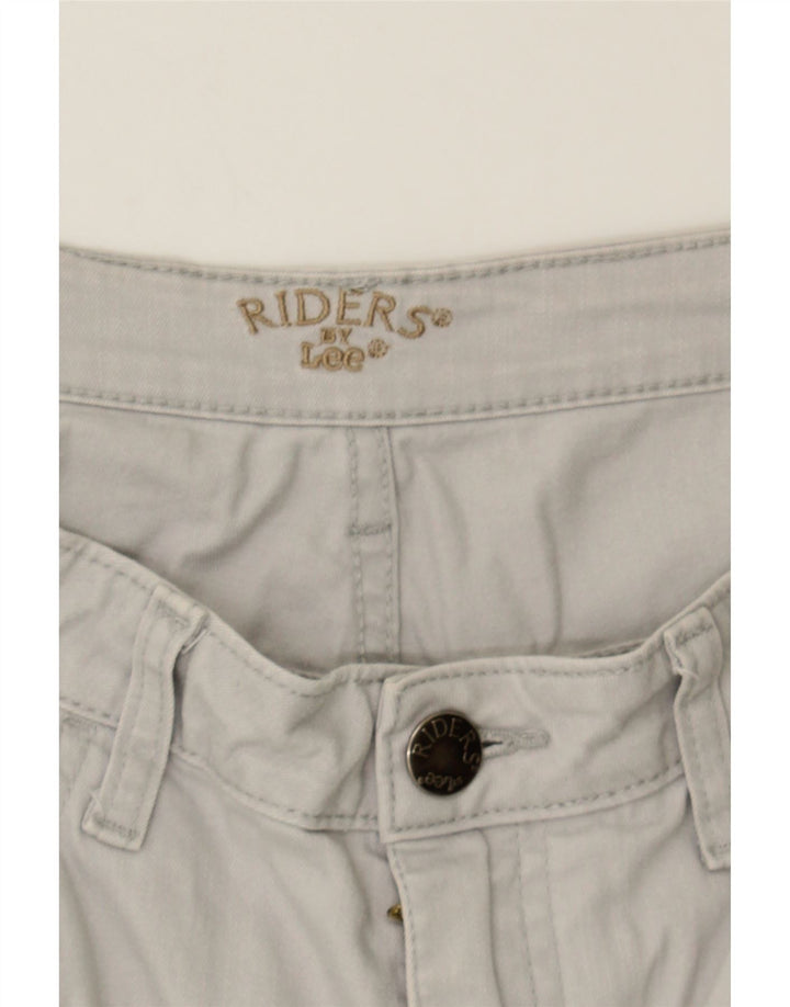 LEE Womens Riders Straight Capri Trousers W30 L18 Grey Vintage Lee and Second-Hand Lee from Messina Hembry 