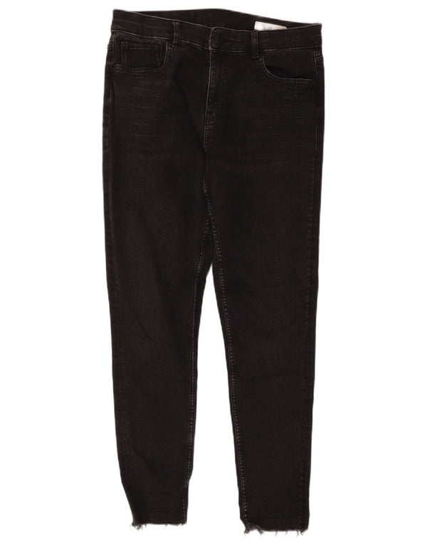 Marks & Spencer Damen The Ivy Skinny Jeans UK 12 Medium W32 L27 Schwarz