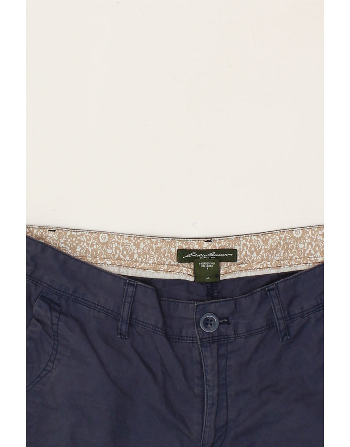 EDDIE BAUER Womens Chino Shorts US 8 Medium W30  Navy Blue Cotton Vintage Eddie Bauer and Second-Hand Eddie Bauer from Messina Hembry 
