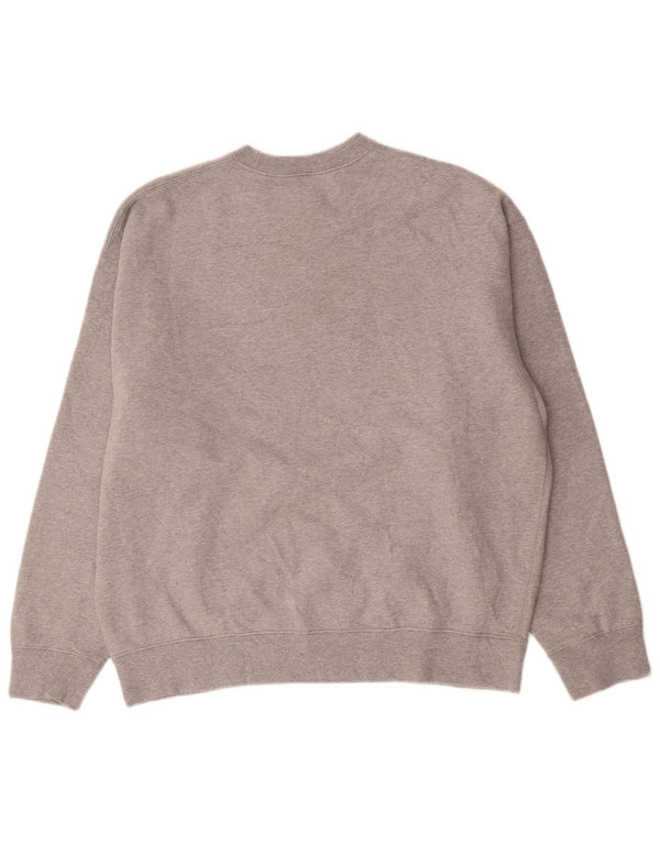 Nike Mens Sweatshirt Jumper Large Grey Cotton