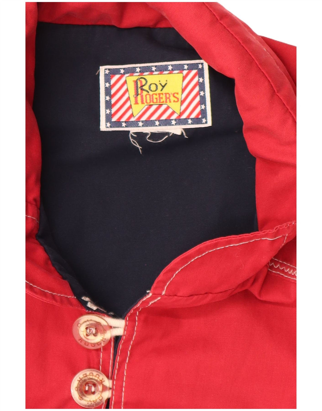 Roy Rogers Mens Hooded Gilet UK 38 Medium Red