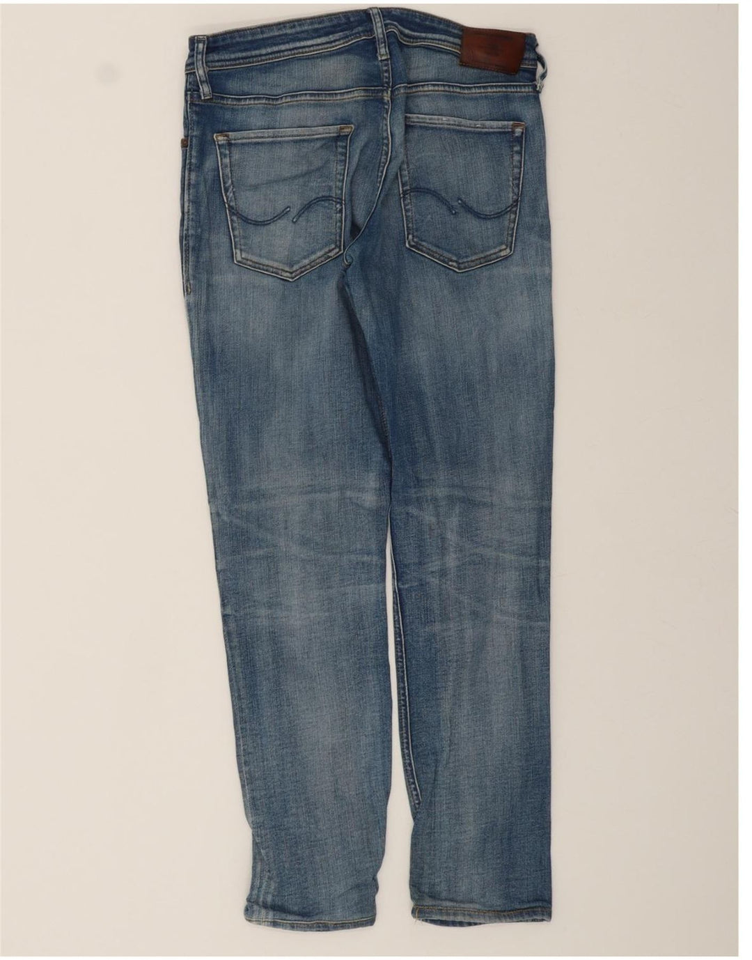 JACK & JONES Mens Slim Jeans W33 L30 Blue Cotton Vintage Jack & Jones and Second-Hand Jack & Jones from Messina Hembry 