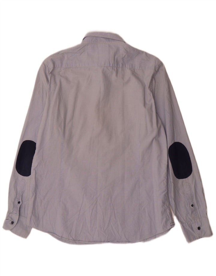 Camicia da uomo Massimo Dutti grande blu