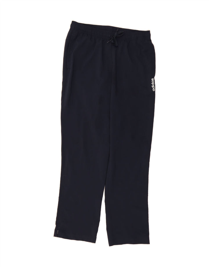 ADIDAS Mens Tracksuit Trousers Large Navy Blue Polyester Vintage Adidas and Second-Hand Adidas from Messina Hembry 