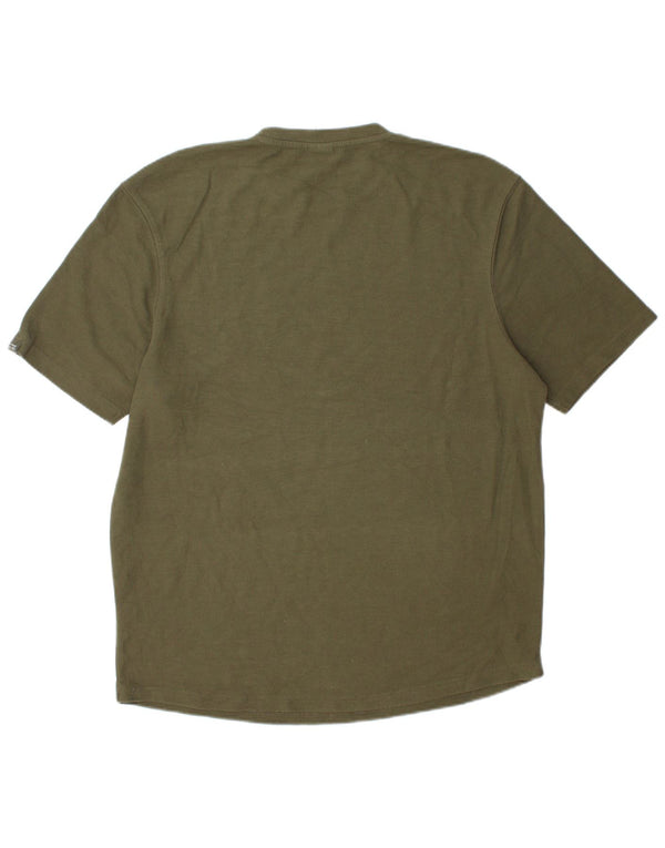 Zara Hombre Camiseta Top XL Caqui