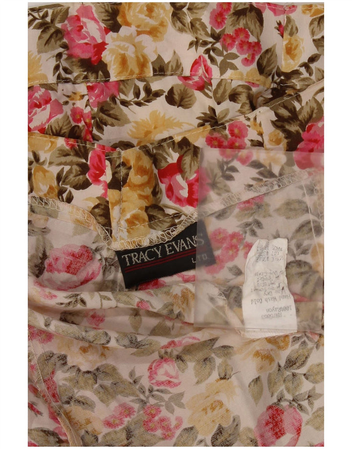 Tracy Evans Womens A-Line Skirt W28 Medium  Multicoloured Floral Rayon