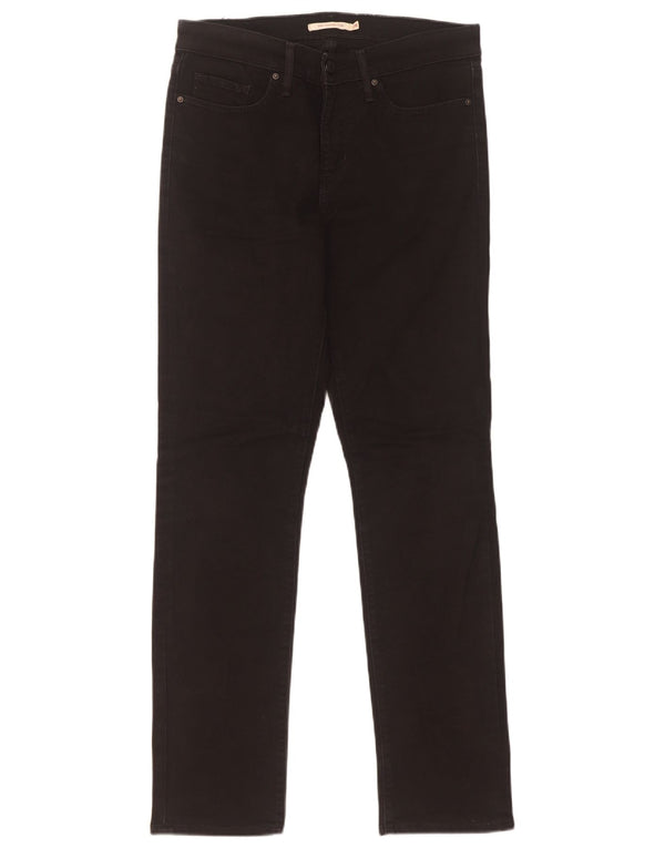 Levi's Damen 312 Shaping Slim Jeans W28 L31 Schwarz