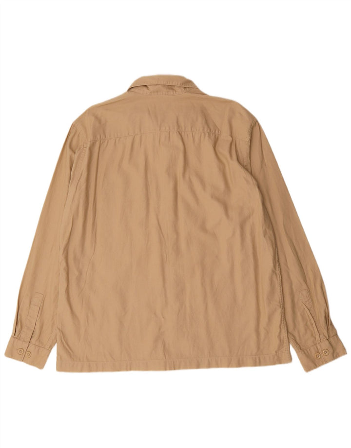 Jack & Jones Mens Shirt 2XL Beige Cotton