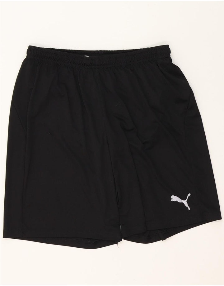 PUMA Mens Sport Shorts Large Black Polyester Vintage Puma and Second-Hand Puma from Messina Hembry 