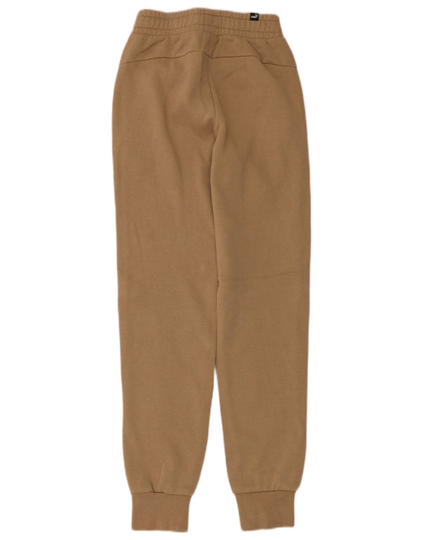 Puma Pantalon de survêtement pour femme Joggers UK 4 XS Beige Coton