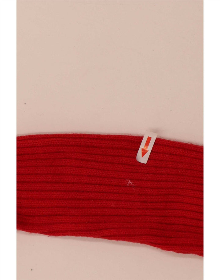 Zara Womens Cardigan Sweater UK 12 Medium Red Acrylic