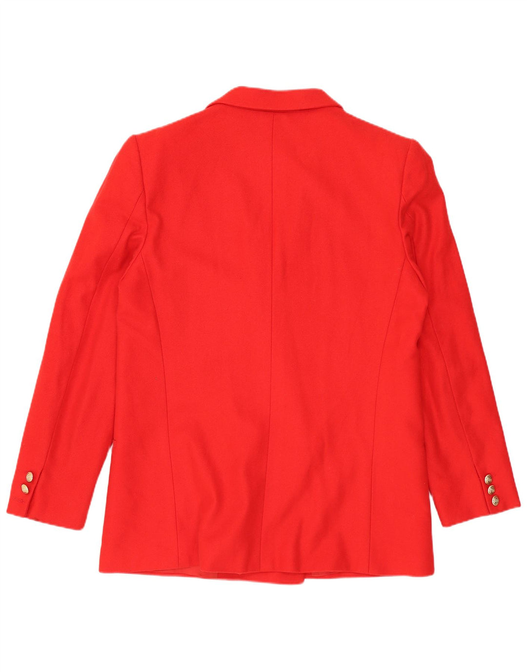 Vintage Womens Double Breasted Blazer Jacket UK 12 Medium Red