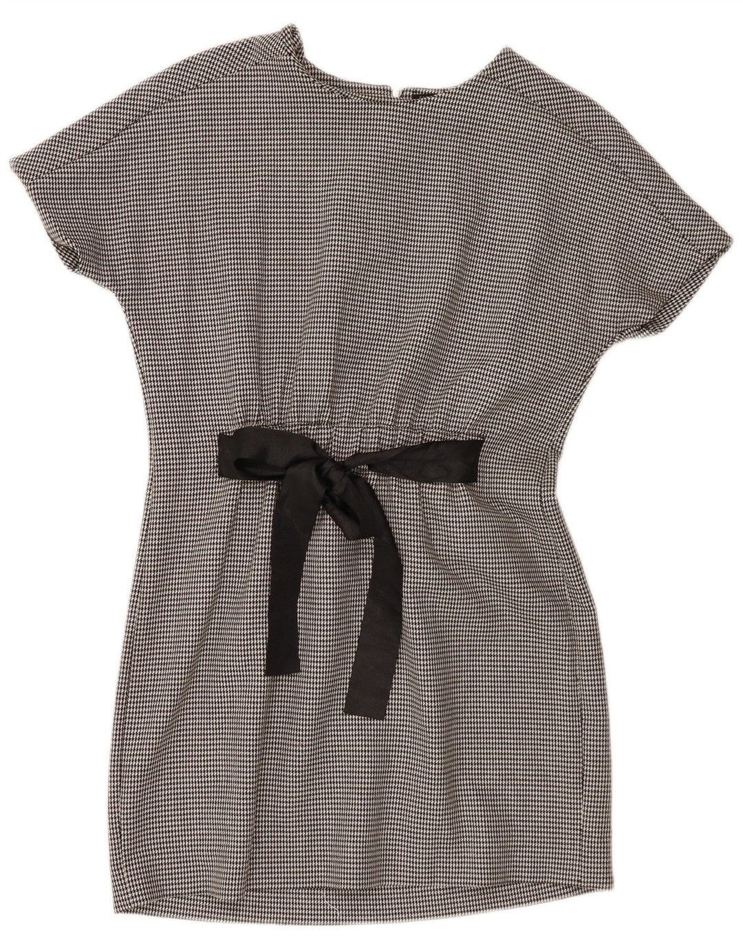 Rochie de bază Trafaluc pentru femei Zara UK 10 Poliester cu picior de găin negru mic