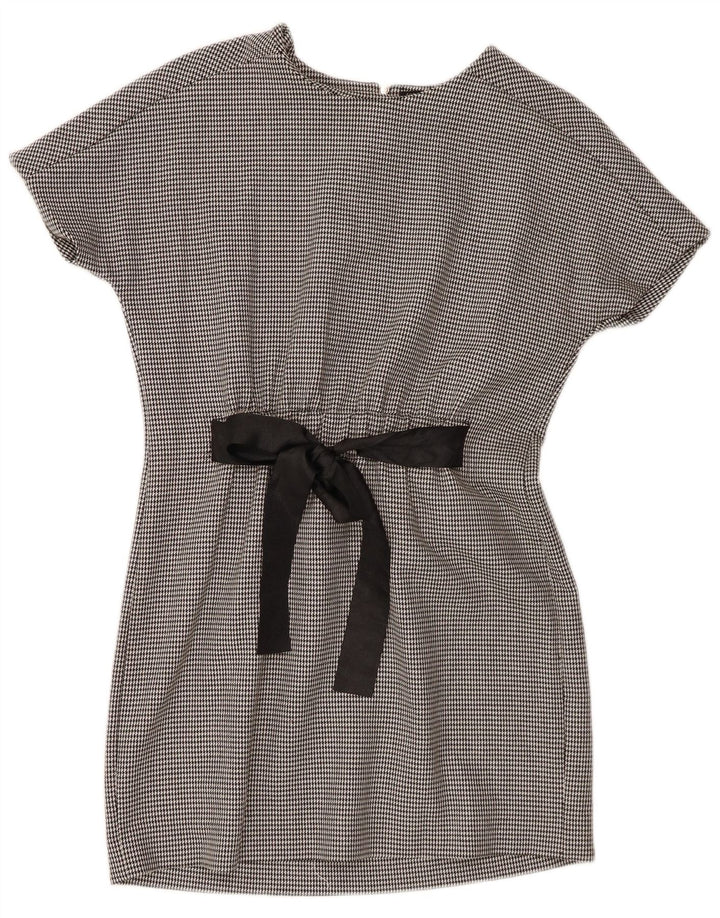 Rochie de bază Trafaluc pentru femei Zara UK 10 Poliester cu picior de găin negru mic