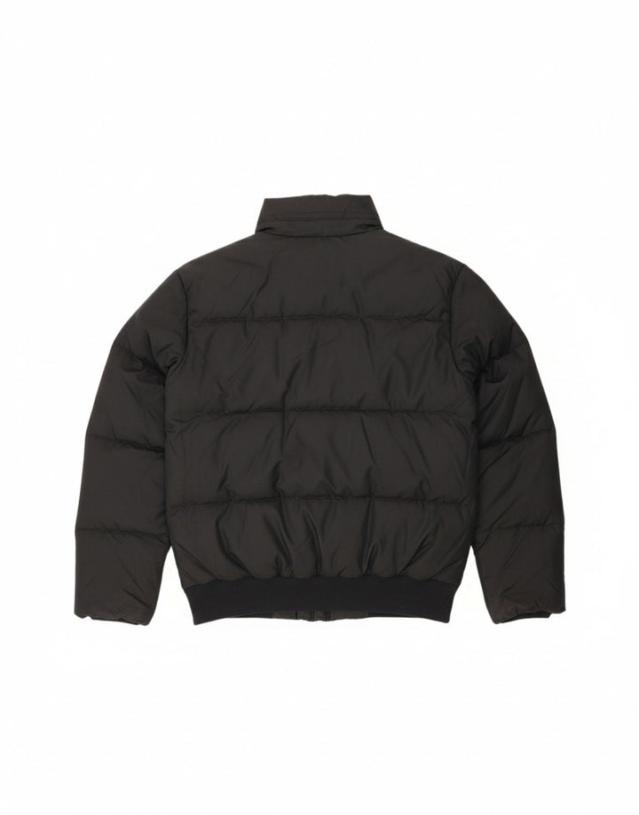 ADIDAS Mens Padded Jacket UK 38/40 Medium Black Polyester Vintage Adidas and Second-Hand Adidas from Messina Hembry 