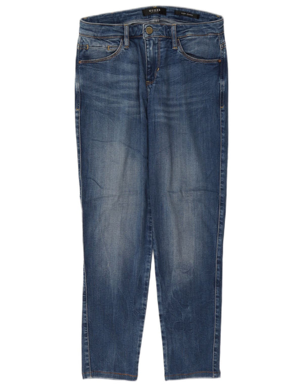 Vaqueros Guess Mujer Sexy Curve Crop Slim W27 L26 Lyocell Azul