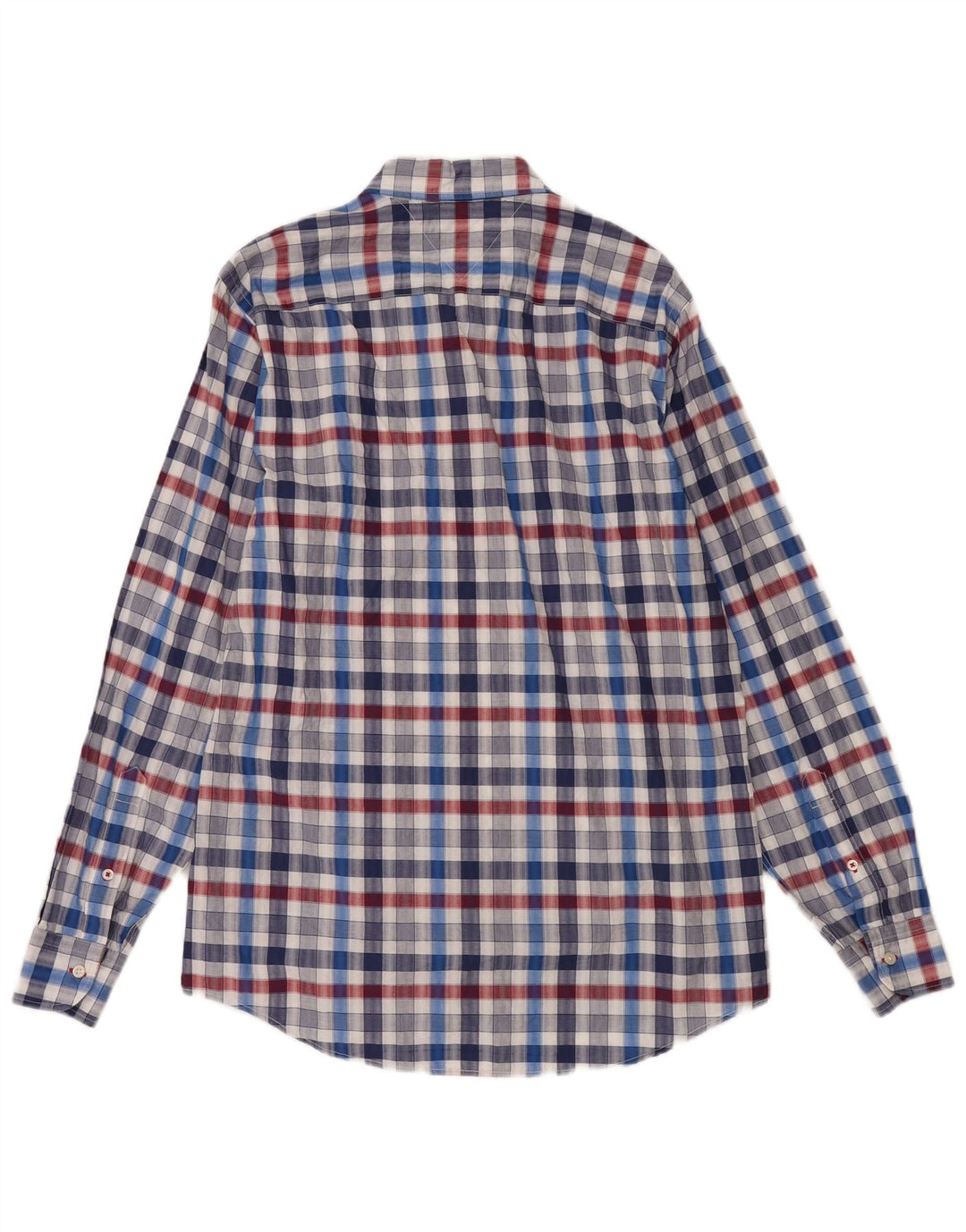 TOMMY HILFIGER Mens New York Fit Shirt Medium Multicoloured Check Cotton