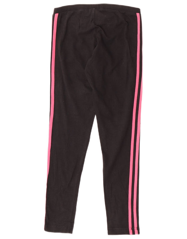 Adidas Damen Leggings EU 36 Small Schwarz Baumwolle
