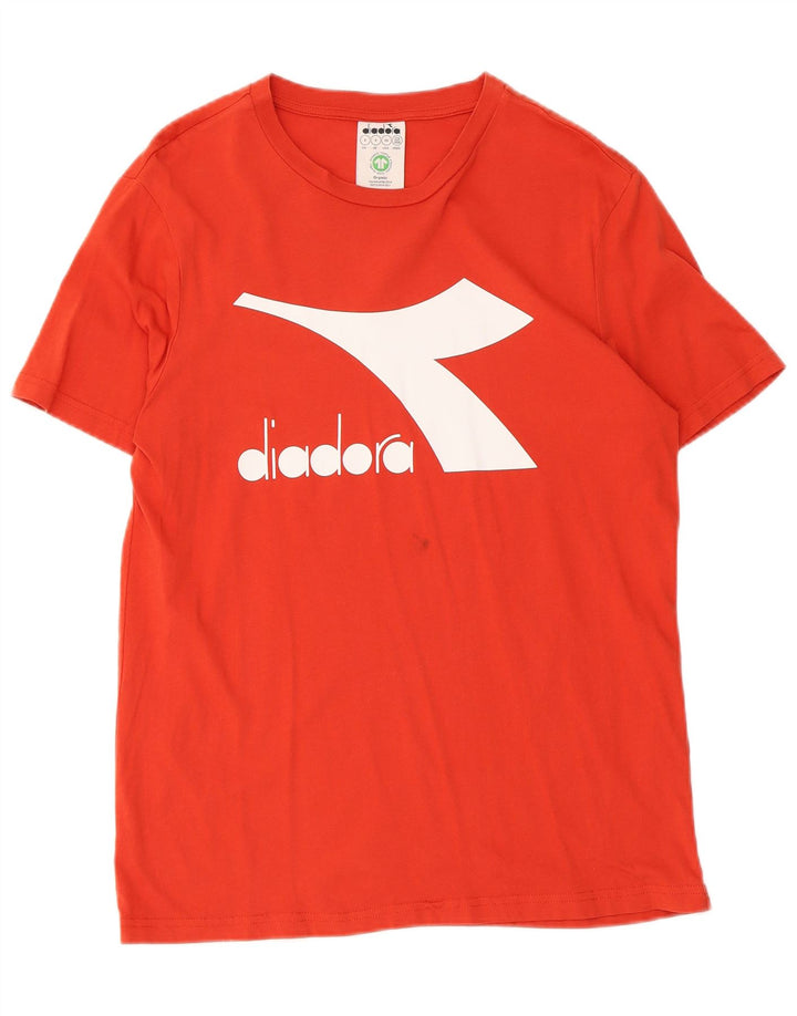 Diadora Mens Graphic T-Shirt Top Small Red