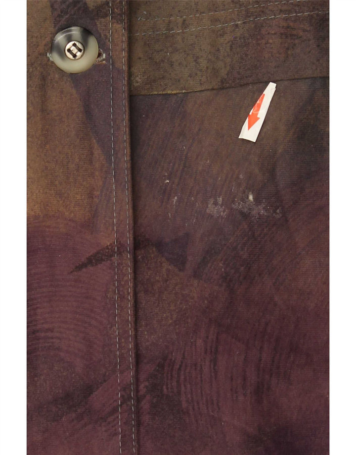 Damska kurtka wiatrówka w stylu vintage w abstrakcyjny wzór UK 20 2XL wielobarwna