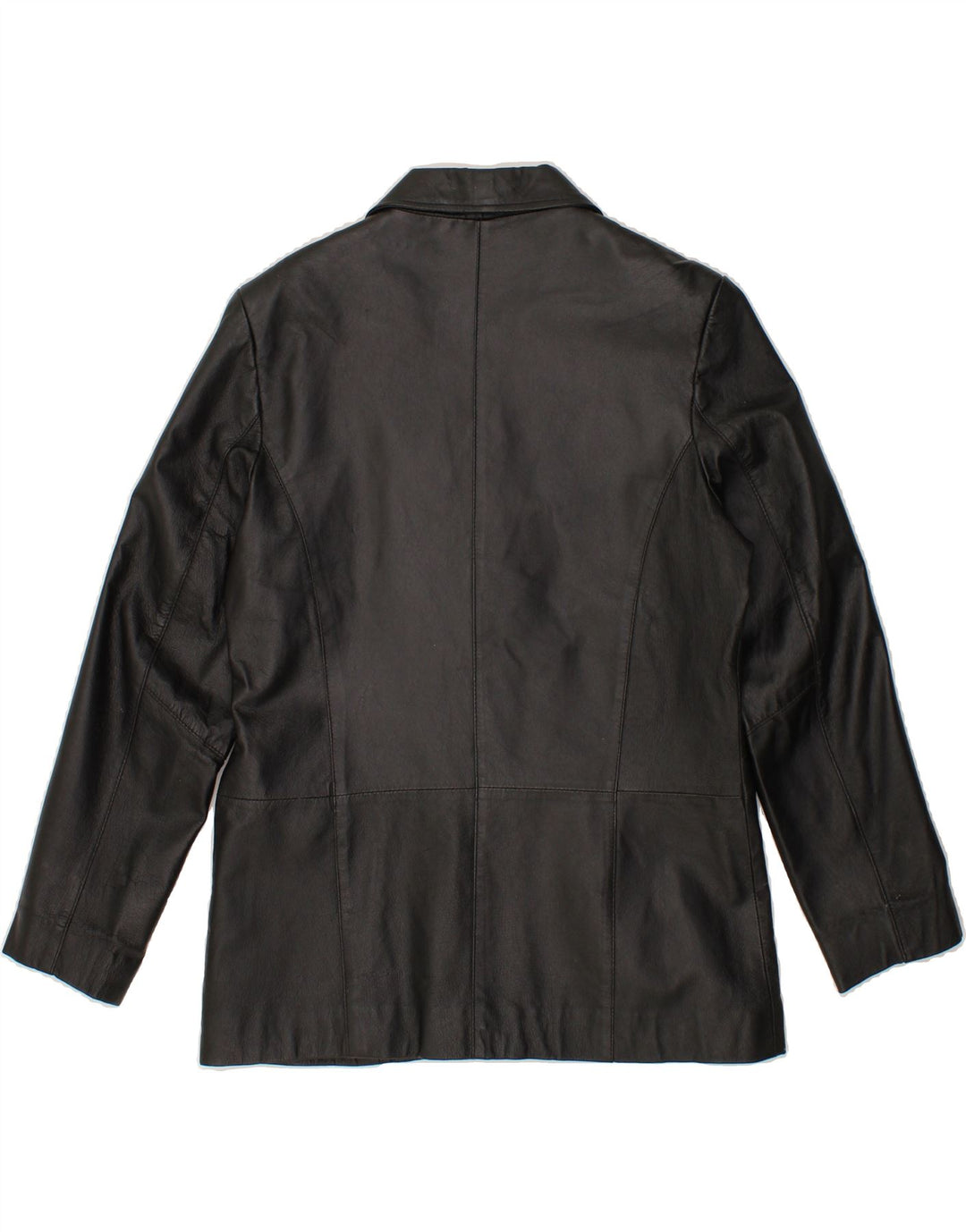VINTAGE Womens Leather Jacket UK 14 Large  Black Leather Vintage Vintage and Second-Hand Vintage from Messina Hembry 