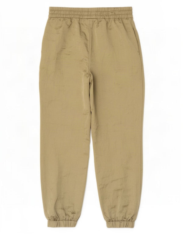 Zara Pantalon de survêtement pour femme Joggers UK 10 Small Vert Polyester