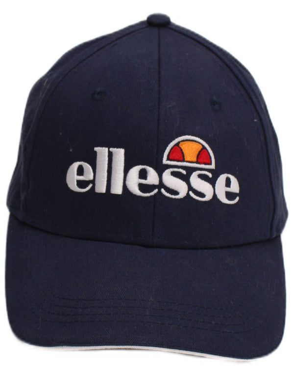 Ellesse Mens Graphic Baseball Cap One Size Navy Blue Cotton