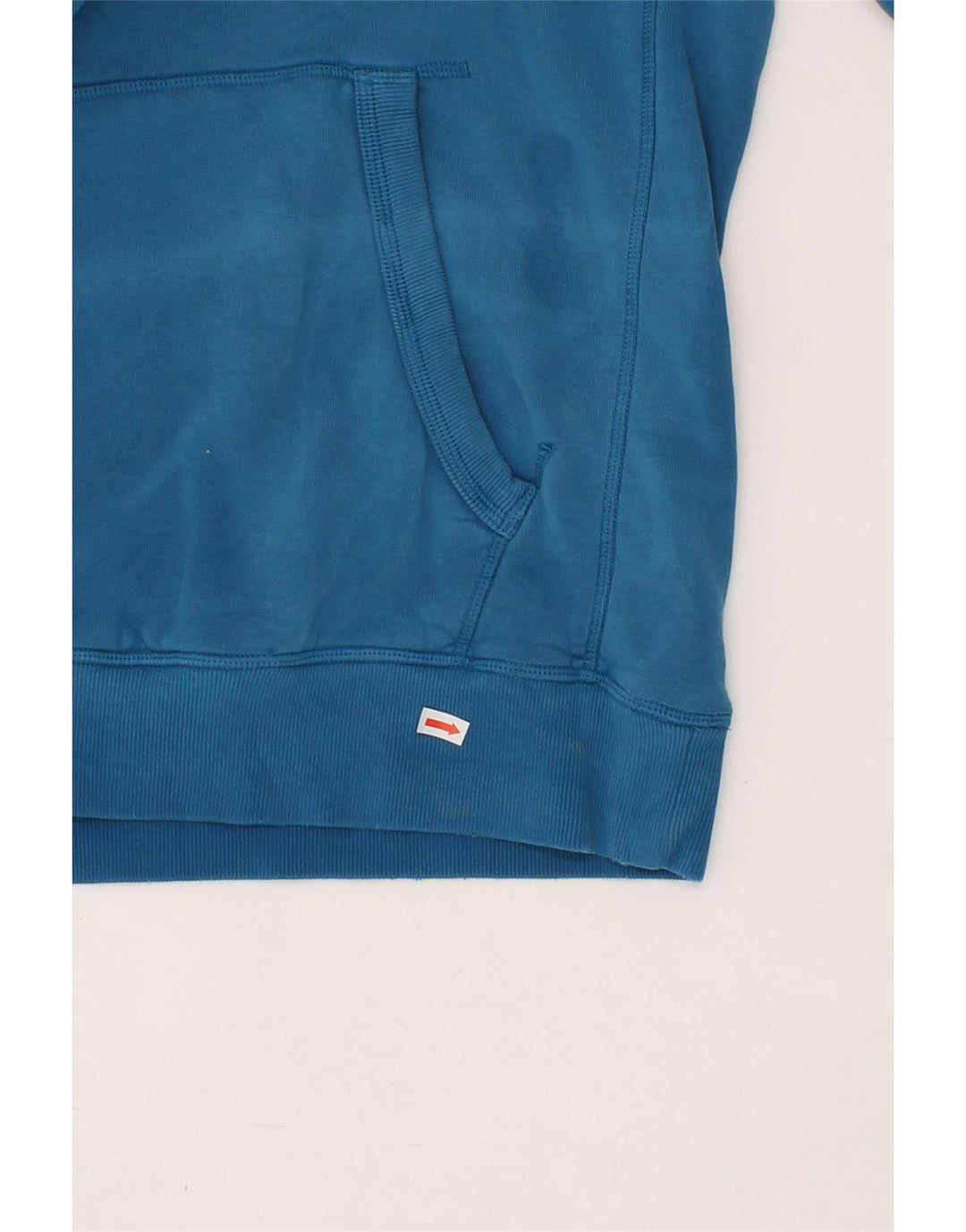 JACK WILLS Mens Graphic Hoodie Jumper Medium Blue Cotton Vintage Jack Wills and Second-Hand Jack Wills from Messina Hembry 