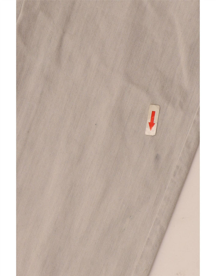 Trussardi Womens Straight Jeans W30 L27 Grey Cotton