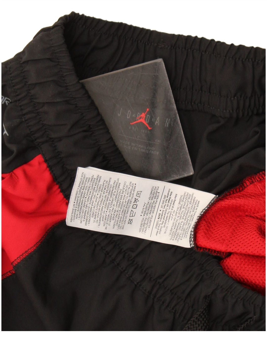 Jordan Mens Tracksuit Trousers Joggers Small  Black Colourblock Polyester