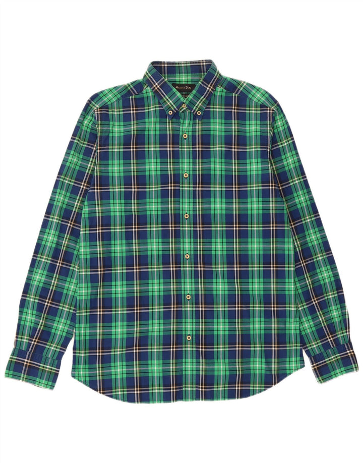 Massimo Dutti Herreskjorte Medium Grøn Ternet