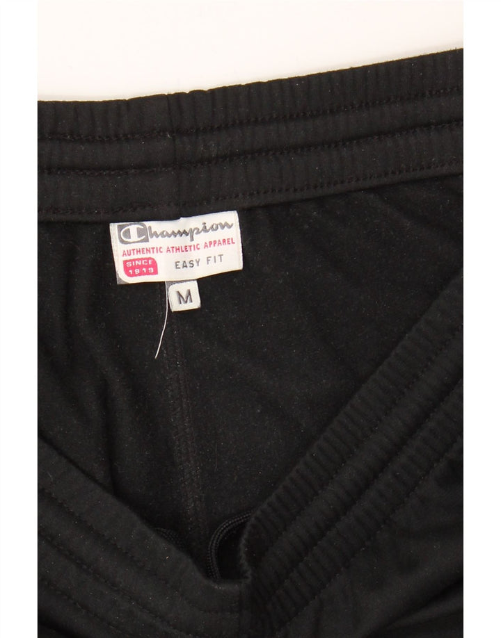 CHAMPION Womens Easy Fit Tracksuit Trousers UK 14 Medium  Black Vintage Champion and Second-Hand Champion from Messina Hembry 